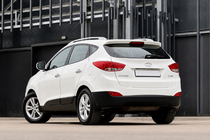 Hyundai IX-35 2010–2015 OEM tagrælinger grå (ABS-plast, montering med lim) foto 4