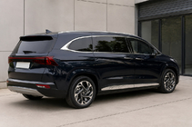 Hyundai Custo 2021– Integrerede tagrælinger grå OEM (ABS-plast, montering med lim) foto 2