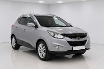 Hyundai IX-35 2010–2015 OEM tagrælinger, grå (aluminium, limmontering) foto 2