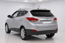 Hyundai IX-35 2010–2015 OEM tagrælinger, grå (aluminium, limmontering) foto 3