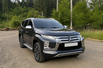 Mitsubishi Pajero Sport 2015– Integrerede tagrælinger grå OEM (2019-, aluminium) foto 3