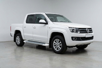 Volkswagen Amarok 2010–2022 Sidetrin Allmond White (2 stk., aluminium) foto 1