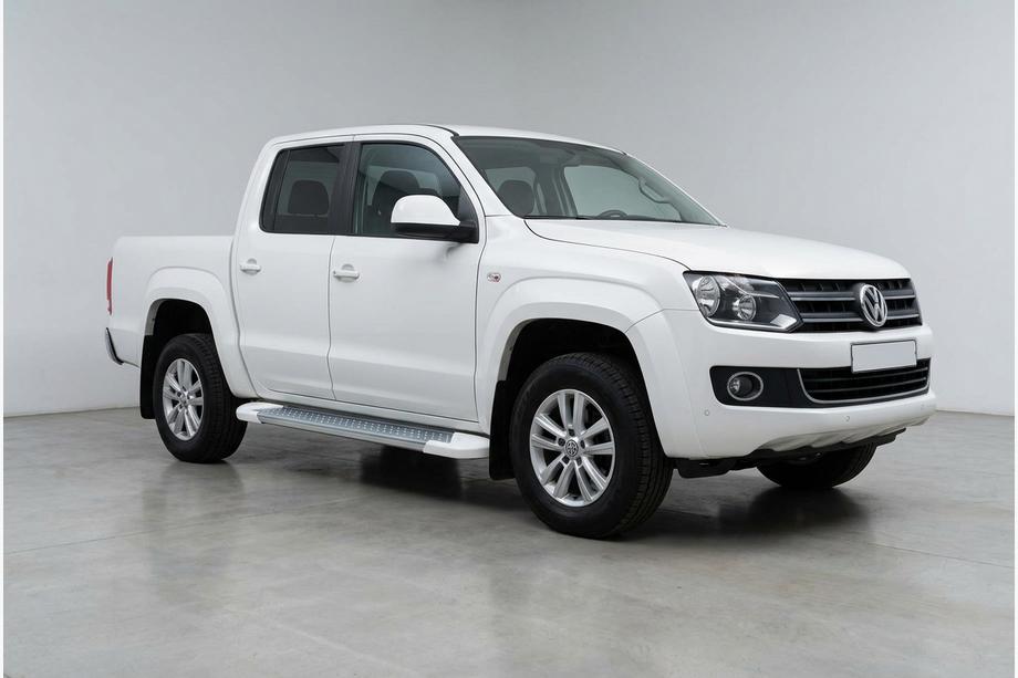 Volkswagen Amarok 2010–2022 Sidetrin Allmond White (2 stk., aluminium) Image