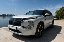 Mitsubishi Outlander 2021– Integrerede tagrælinger grå OEM (aluminium) foto 2