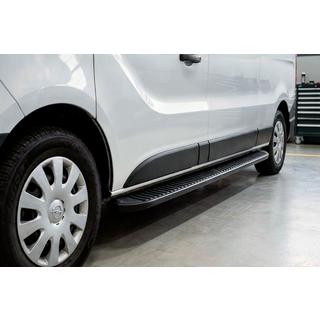 Sidetrin Tayga Black (2 stk., aluminium)