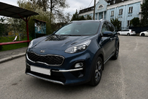 Kia Sportage 2015–2021 Integrerede tagrælinger grå OEM (ABS-plast, montering med lim) foto 1