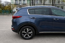 Kia Sportage 2015–2021 Integrerede tagrælinger grå OEM (ABS-plast, montering med lim) foto 2
