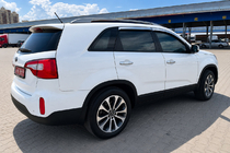 Kia Sorento II XM 2009–2014 OEM tagrælinger, grå (aluminium, limmontering) foto 2
