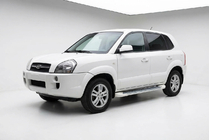 Hyundai Tucson JM 2004– Sidetrin Allmond White (2 stk., aluminium) foto 1