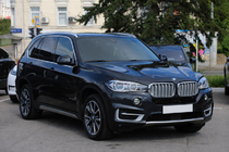 BMW X5 F15 2013–2018 Integrerede tagrælinger krom OEM (aluminium) foto 1