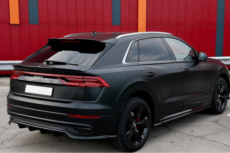 Audi Q8 2018– Integrerede tagrails grå OEM (aluminium, montering med lim) Image