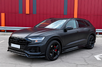 Audi Q5 2017–2025 Integrerede tagrælinger, sorte OEM (aluminium, montering med lim) foto 2