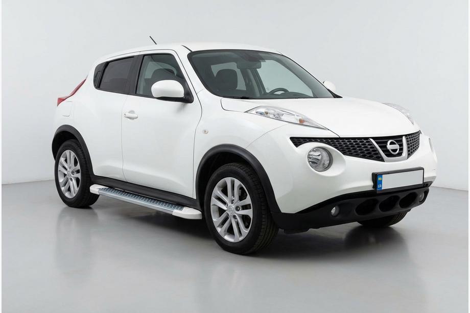 Nissan Juke 2010–2019 Sidetrin Allmond White (2 stk., aluminium) Image