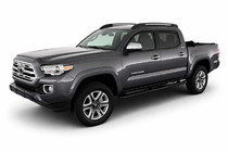 Toyota Tacoma 2015–2023 Sorte OEM tagrælinger (aluminium) foto 3