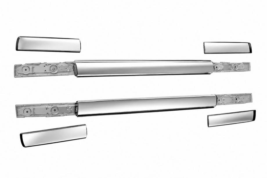 Mazda BT-50 2012– Grå OEM tagrælinger (2020-2024, aluminium) Image