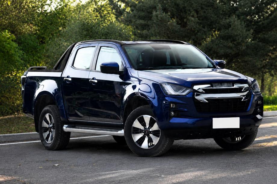 Isuzu D-Max 2011–2019 Tagrælinger sort OEM (aluminium) Image