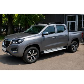 Sorte OEM tagrælinger (aluminium) foto 2