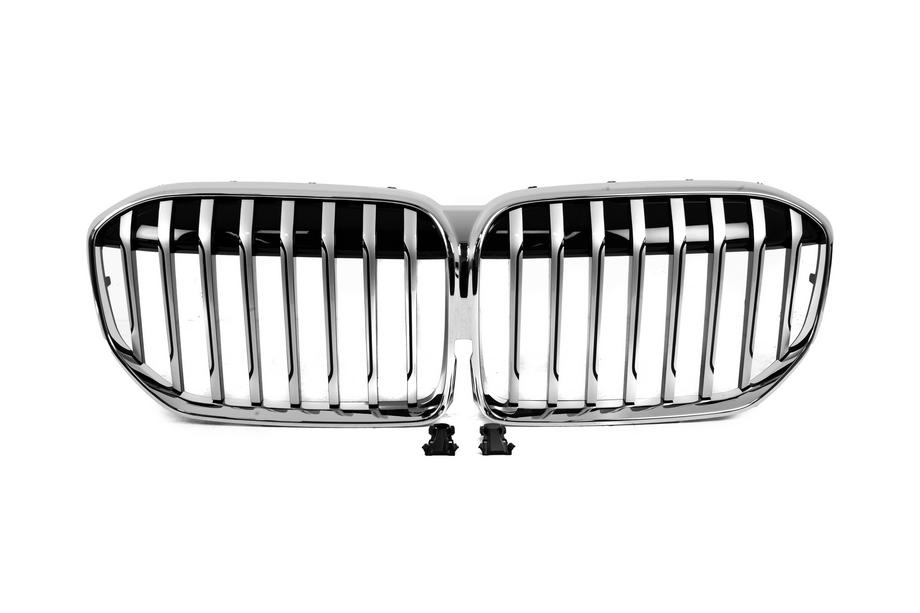 BMW 7-serie G11/G12 2015–2022 Nyregrill 1 Bar (2019-2022, Chrome) Image