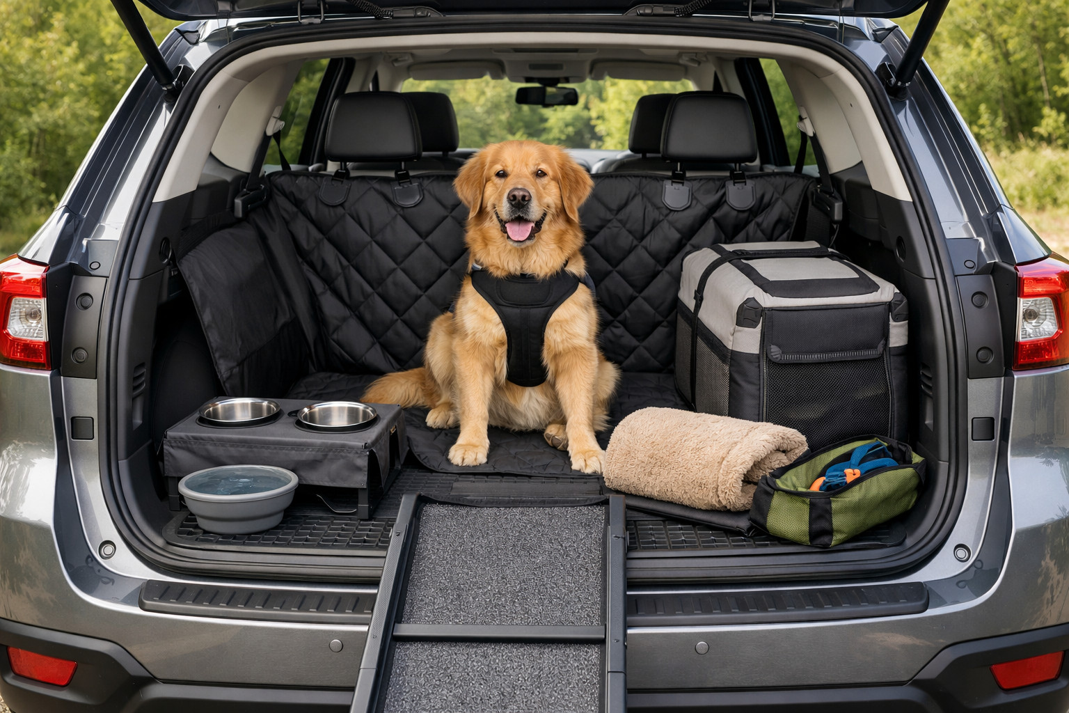 Opgradering af bilen til ture med hund: det gør hverdagen nemmere