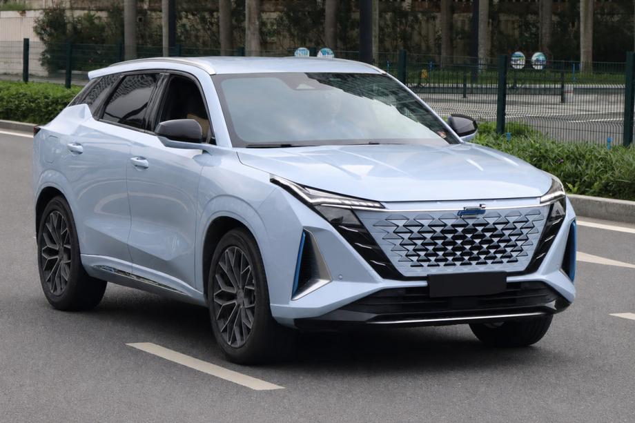 Changan UNI-Z 2022– Integrerede tagrælinger i krom OEM (aluminium, montering med lim) Image