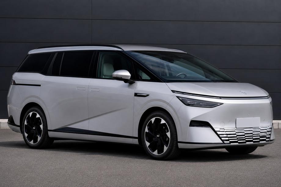 Xpeng G9 Sorte OEM tagrælinger (aluminium, montering med lim) Foto 1
