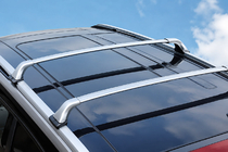 Toyota Highlander 2013–2019 Tagbøjler (tværstænger) grå til OEM tagrælinger (låsbart med nøgle, aluminium) foto 1