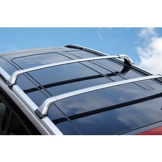Tagbøjler (tværstænger) grå til OEM tagrælinger (låsbart med nøgle, aluminium)
