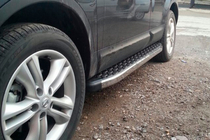 Nissan Qashqai 2007–2010 BlackLine sidetrin (2 stk., aluminium) foto 2