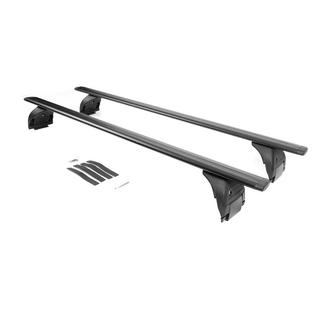 Tagbøjler (tværstænger) sorte OEM (låsbart, aluminium) Jeep Wrangler 2007–2017 foto 3