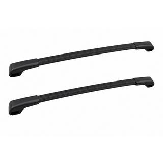Tagbøjler (tværstænger) sorte til OEM tagræling (aluminium) Subaru Impreza 2011–2016