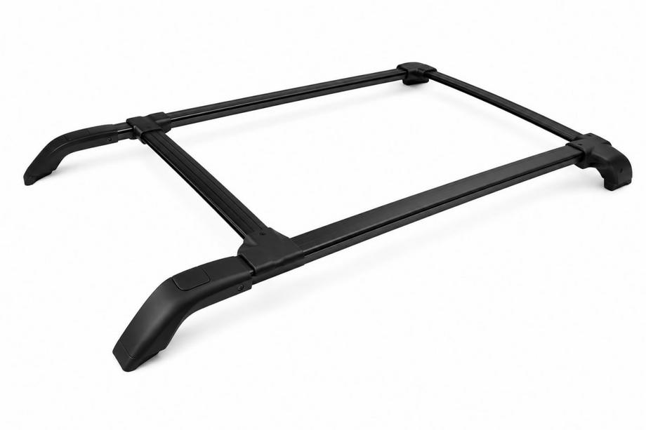Ford Bronco 2021– Tagrælinger med tværstænger, sort OEM V1 (aluminium) Image