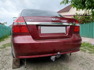 Chevrolet Aveo T250 2005–2011 Bageste liste (rustfrit stål) foto 1