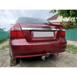 Bageste liste (rustfrit stål) Chevrolet Aveo T250 2005–2011 foto 1