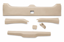 Lexus LX570/450d 2008–2022 Sæt beige plastbeklædning, bageste del foto 1
