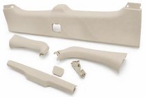Lexus LX570/450d 2008–2022 Sæt beige plastbeklædning, bageste del foto 2