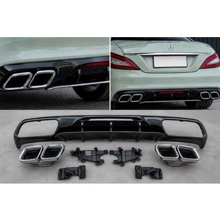 Bageste diffuser med krom udstødningstusser (2015-2018, GT63-design) foto 1