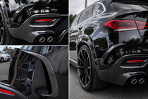Mercedes GLE Coupé C167 2019– Bageste diffuser i ægte kulfiber foto 2