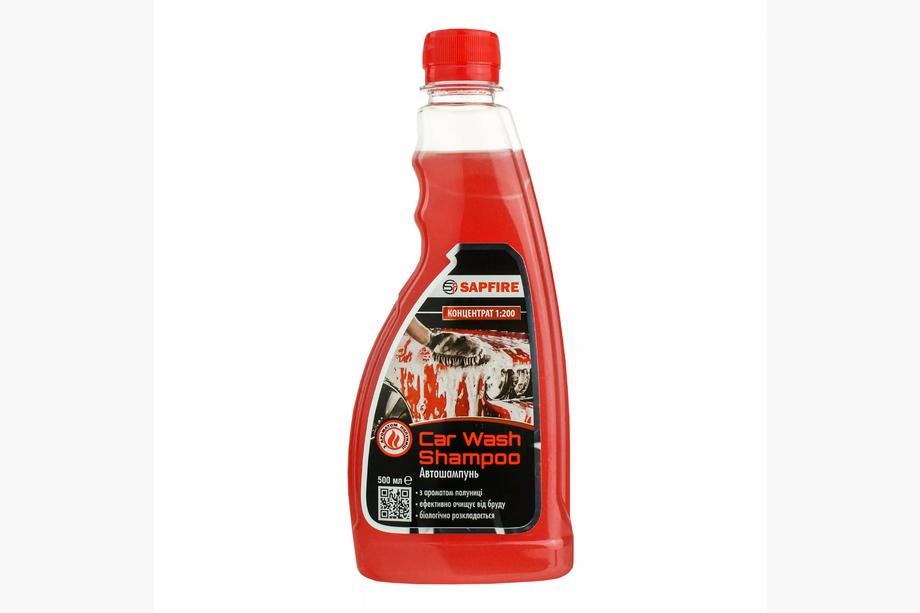Bilshampoo med jordbærduft 500 ml SAPFIRE Image