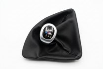 BMW 1-serie E81/E82/E87/E88 2004–2011 Gearmanchet + gearknop OEM V2 (kunstlæder) foto 1