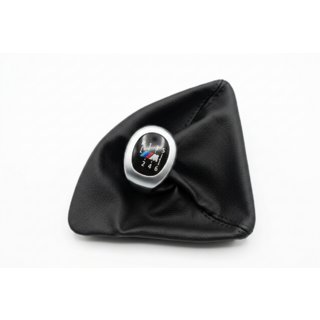 Gearmanchet + gearknop OEM V2 (kunstlæder) BMW 1-serie E81/E82/E87/E88 2004–2011 foto 1