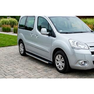 BlackLine sidetrin (2 stk., aluminium) Peugeot Partner Tepee 2008–2018 foto 1