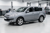 Citroen C-Crosser 2007–2013 BlackLine sidetrin (2 stk., aluminium) foto 1