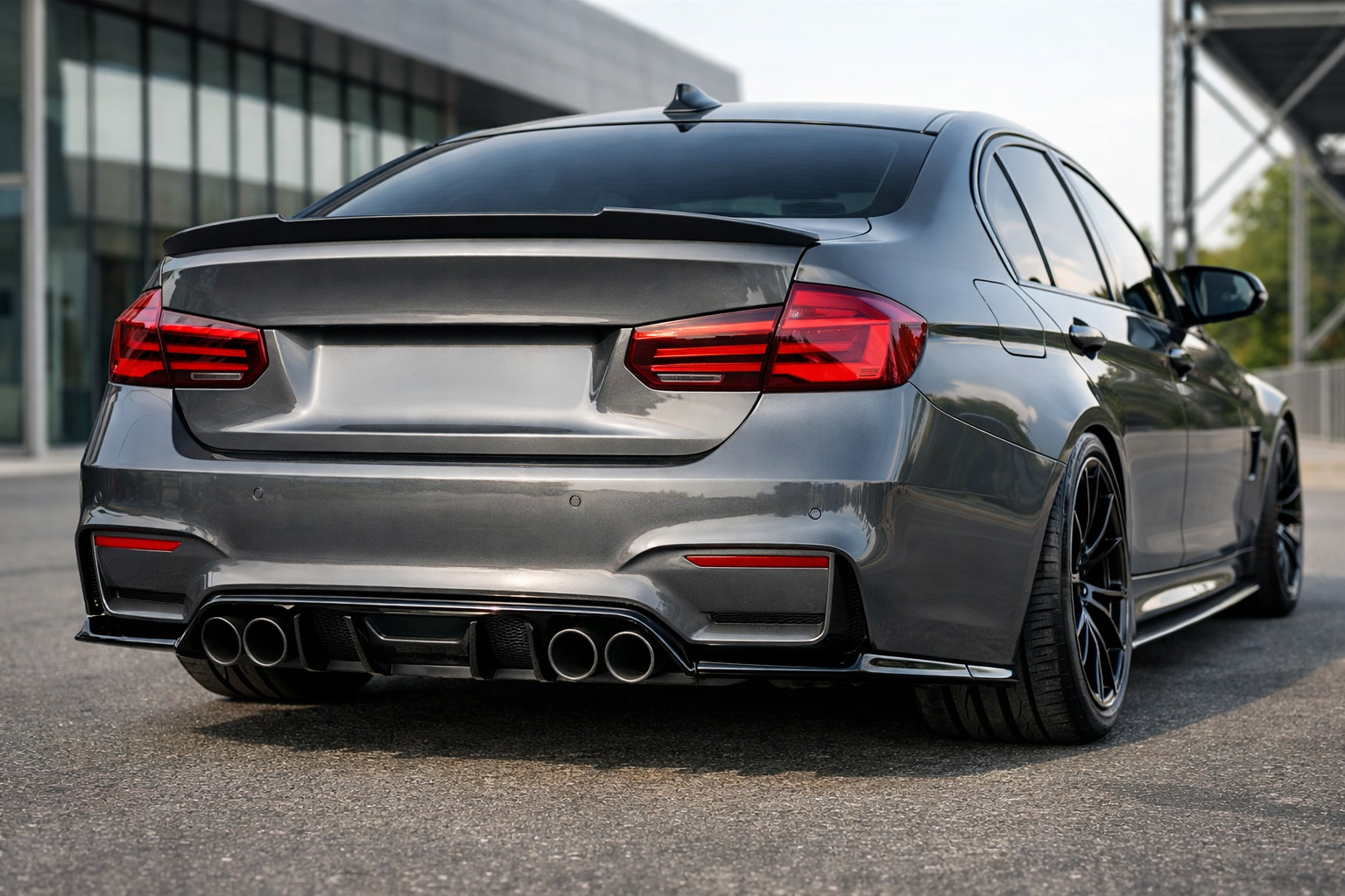 Sådan monterer du en diffuser på BMW