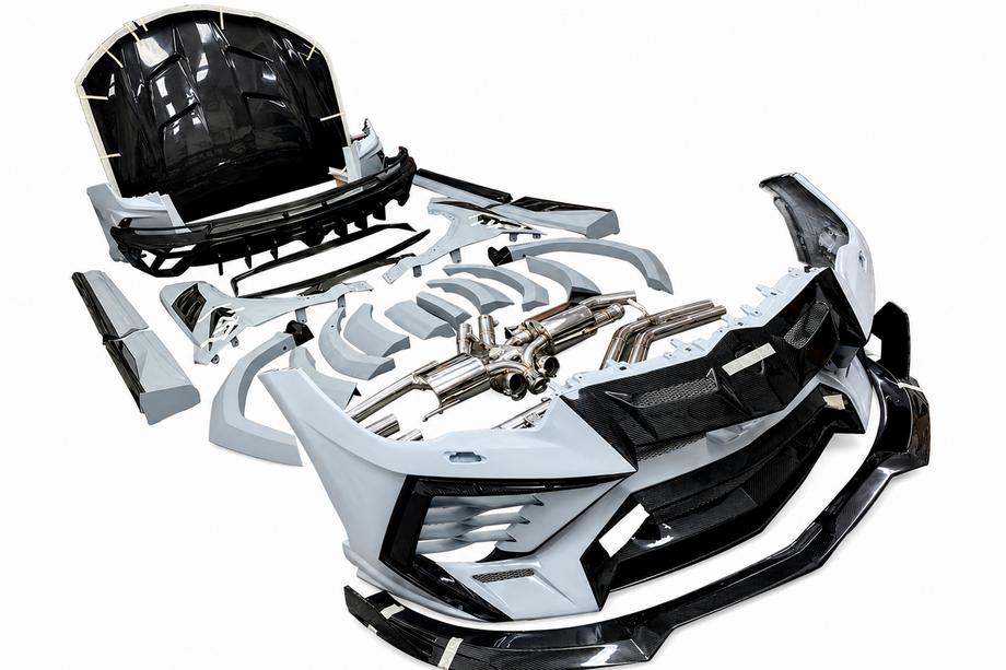 Lamborghini Urus 2018– MNSR DRY Carbon bodykit-sæt med udstødningssystem (til 2018-2022) Foto 9