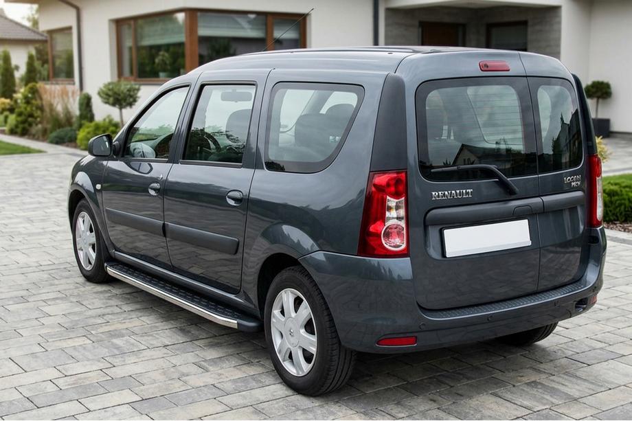 Renault Logan MCV 2005–2013 BlackLine sidetrin (2 stk., aluminium) Image