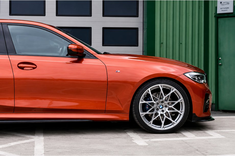 BMW 3-serie G20/G21 2018– Front kofangerlæbe Lip MP-Style (til M-Sport 2018-2022, ABS) Foto 3