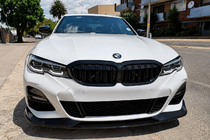 BMW 3-serie G20/G21 2018– Frontsplitter-lip AC-Style til M-Sport 2018-2022 (ABS) foto 2
