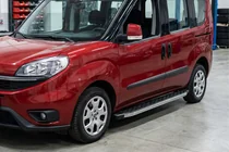 Fiat Doblo II 2010–2022 BlackLine sidetrin (2 stk., aluminium) foto 1