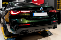 BMW 4-serie G22/23/26 2020– Bagkofangerdiffuser med udstødningsenderør (til G22/G23 M-Sport) foto 1