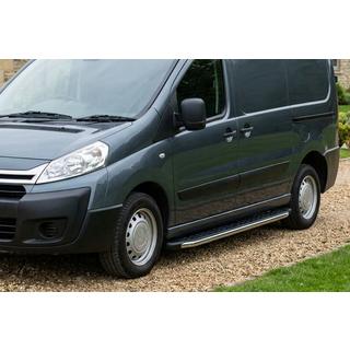 BlackLine sidetrin (2 stk., aluminium) foto 1